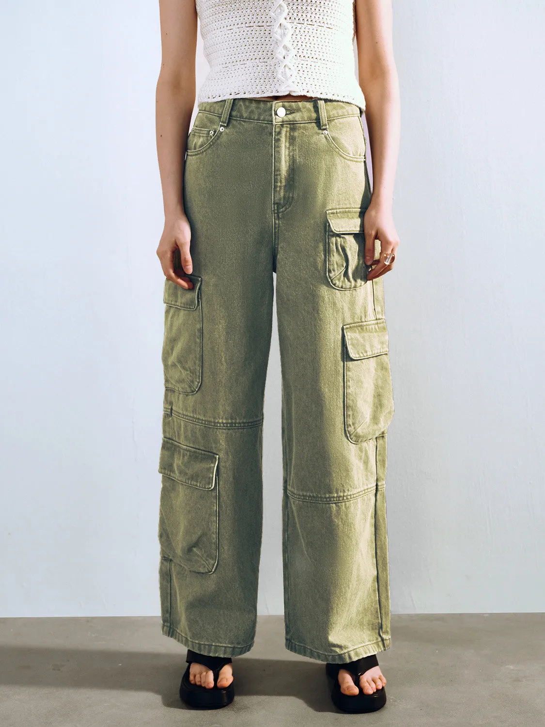 Wide-Leg Jeans sold by Urban Revivo product image thumbnail 2