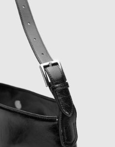 Embossed Vegan Leather Shoulder Bag sold by Urban Revivo
