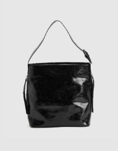Embossed Vegan Leather Shoulder Bag sold by Urban Revivo
