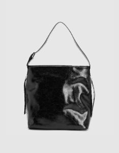 Embossed Vegan Leather Shoulder Bag sold by Urban Revivo