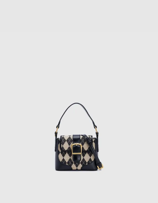 Argyle Printed Shoulder Bag sold by Urban Revivo