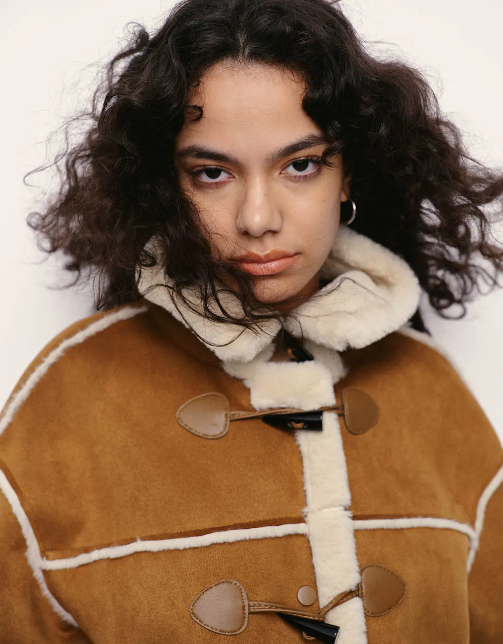 Straight Furry Jacket sold by Urban Revivo product image thumbnail 5