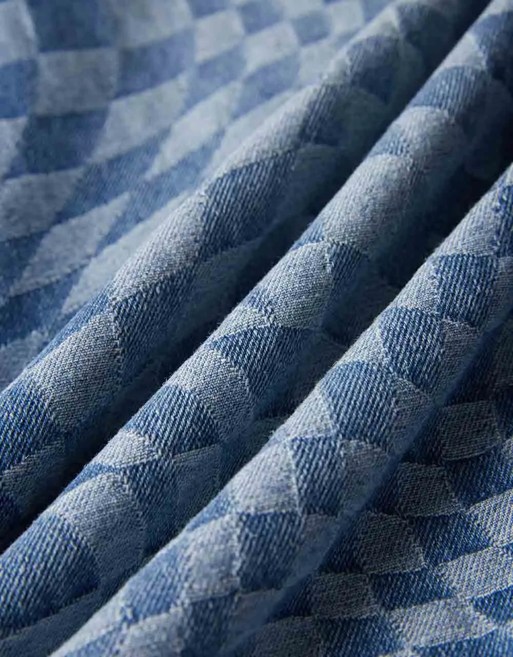 Checkered Denim Shirt sold by Urban Revivo product image thumbnail 3