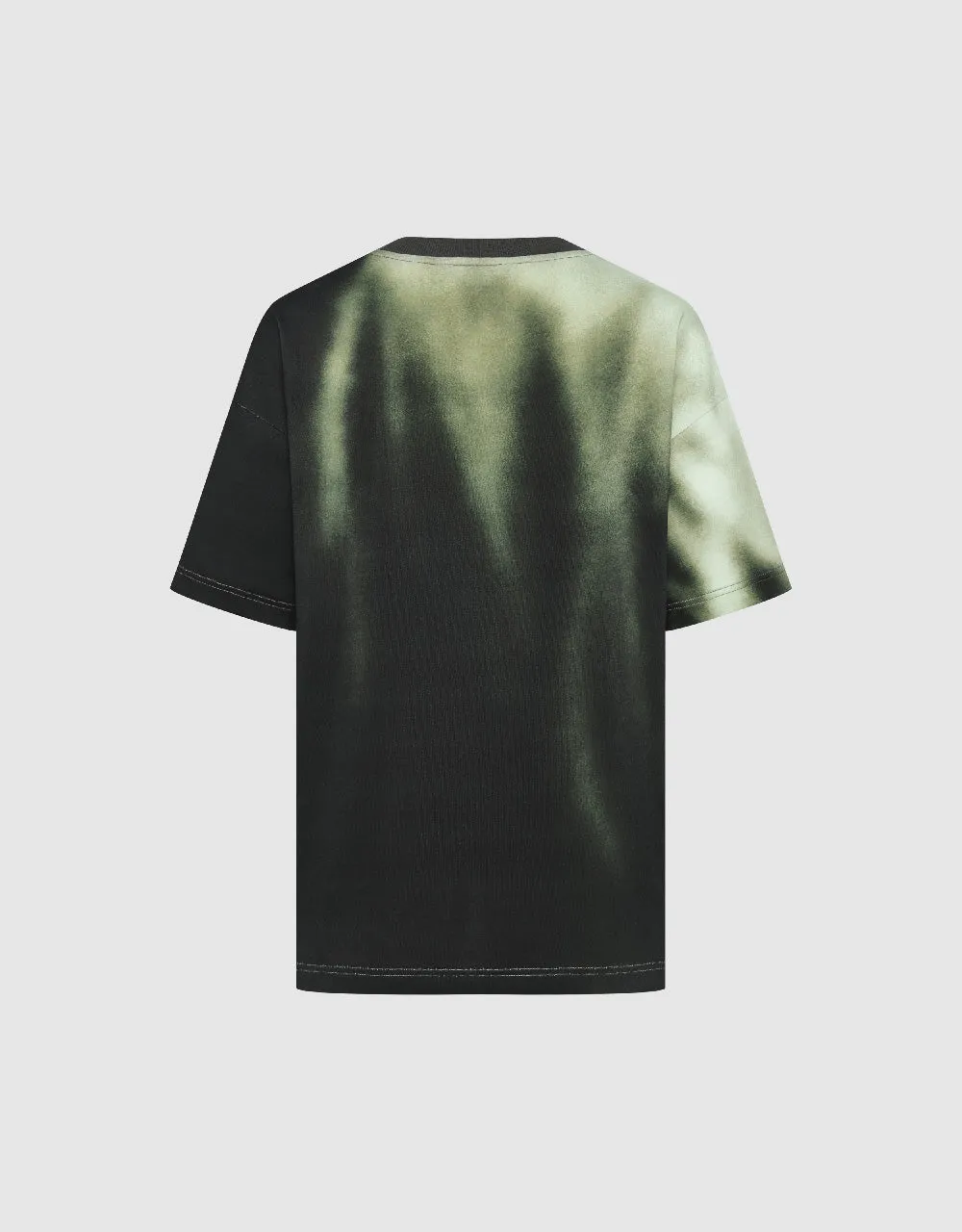 Printed Crew Neck Straight T-Shirt sold by Urban Revivo product image thumbnail 5