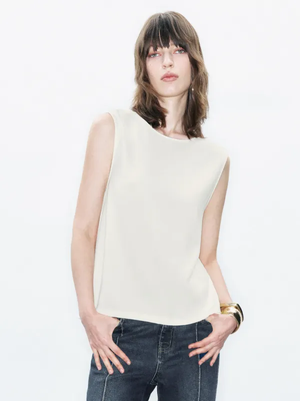 Sleeveless Crew Neck Skater Shirt sold by Urban Revivo