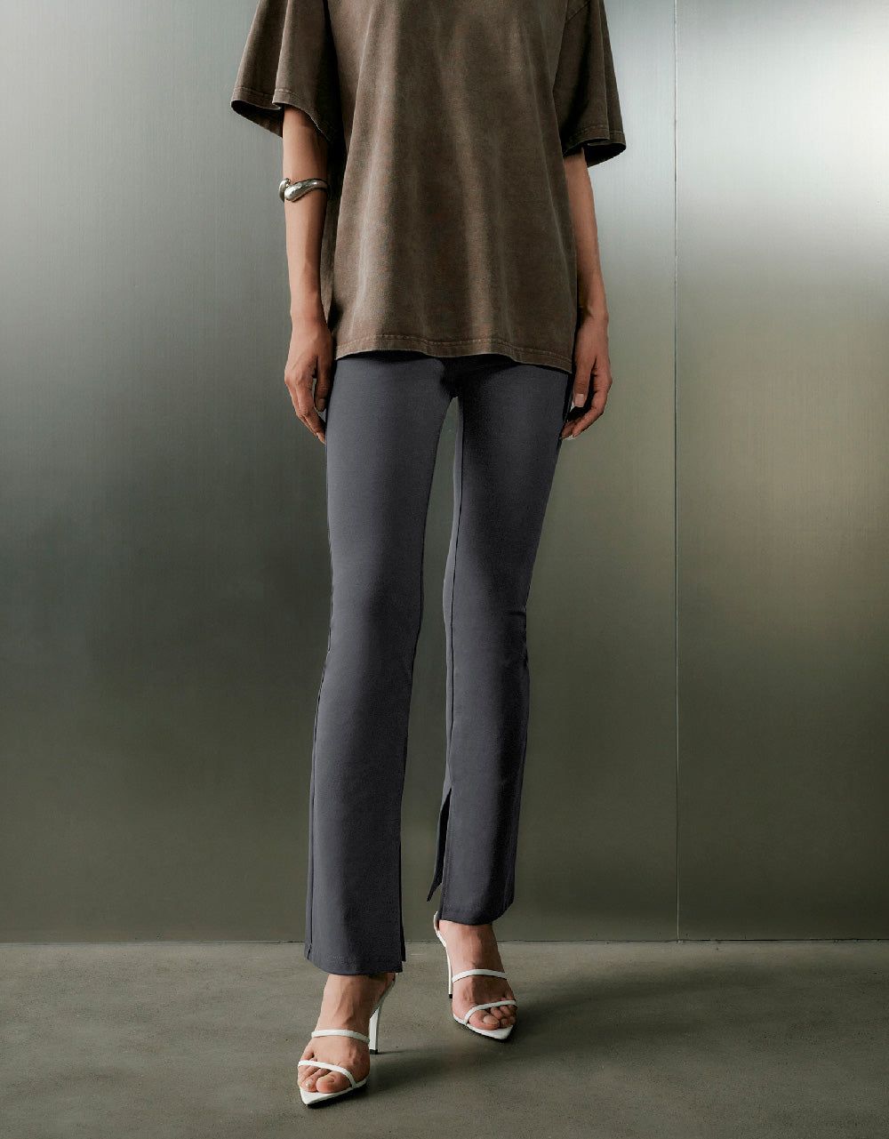 Knitted Straight Pants sold by Urban Revivo product image thumbnail 2