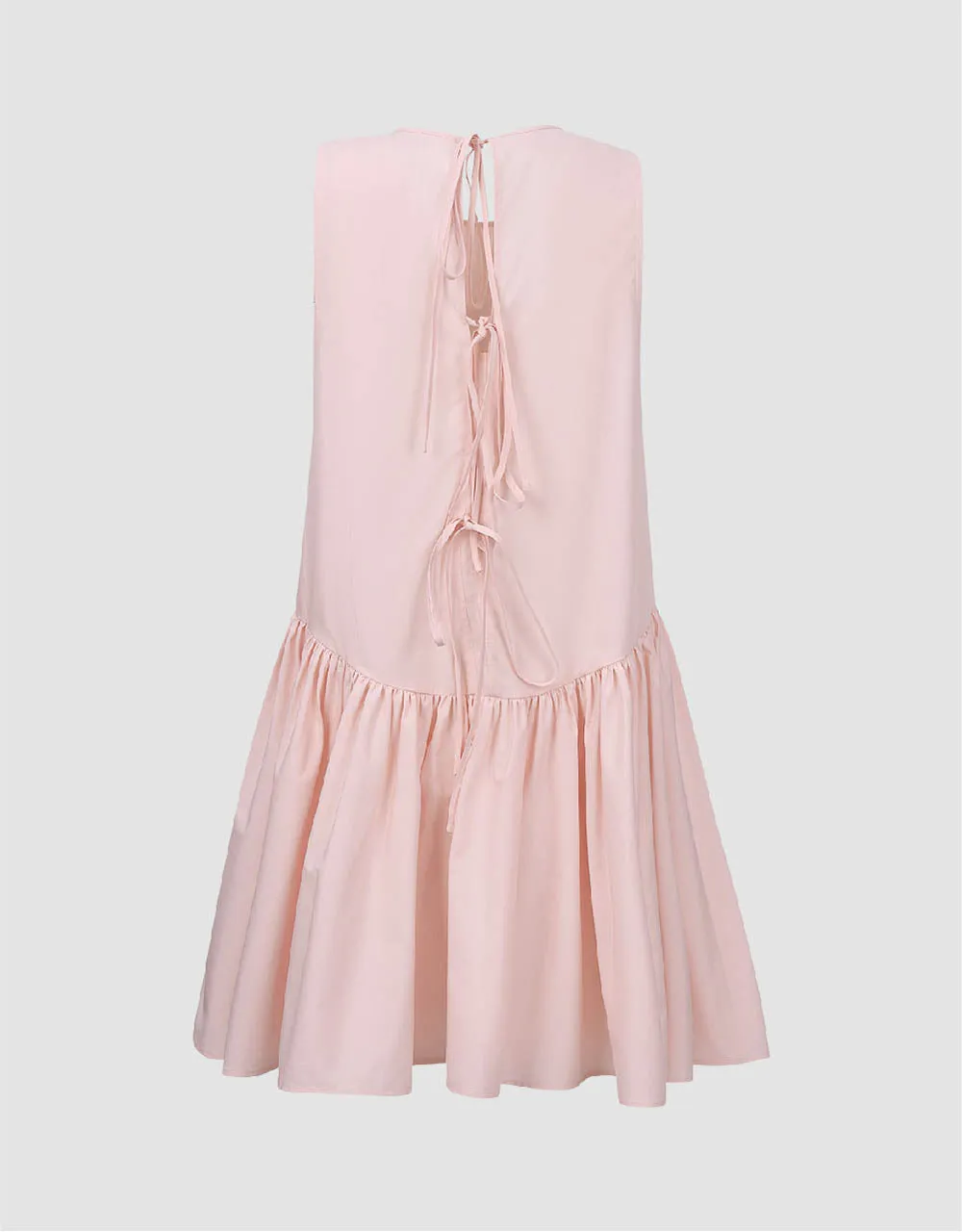 Sleeveless Crew Neck Straight Dress sold by Urban Revivo product image thumbnail 5