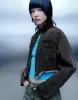 Raw Hem Zipper Front Denim Jacket sold by Urban Revivo