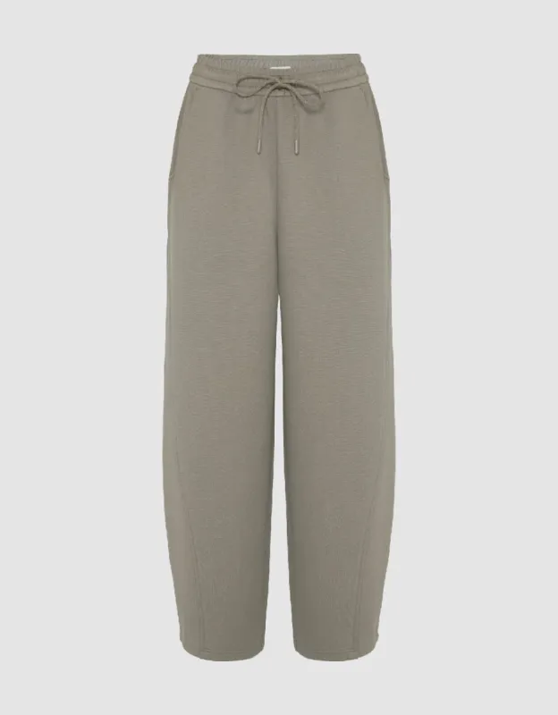 Drawstring Waist Knitted Carrot Fit Pants sold by Urban Revivo