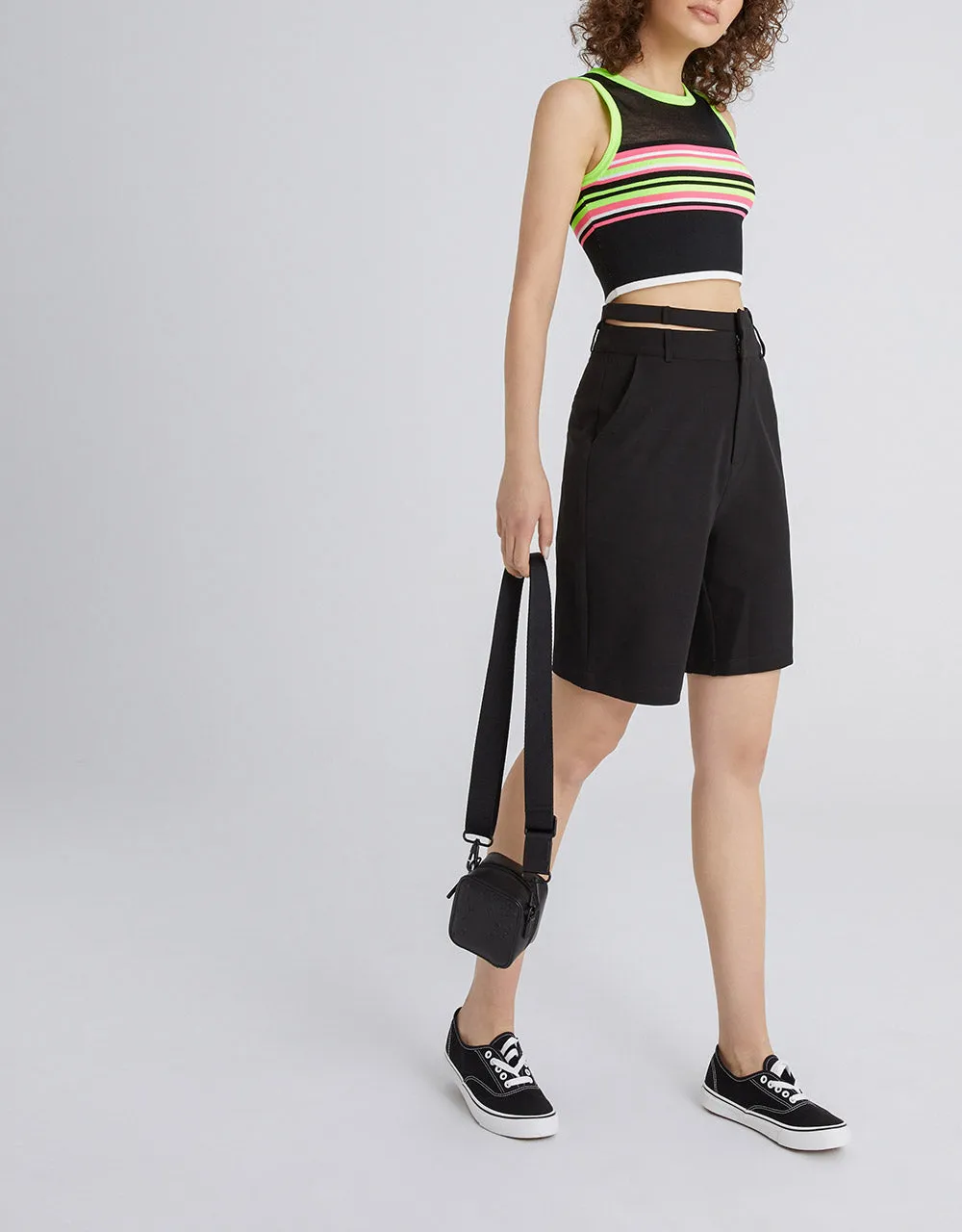 Striped Knitted Tank Top sold by Urban Revivo product image thumbnail 4