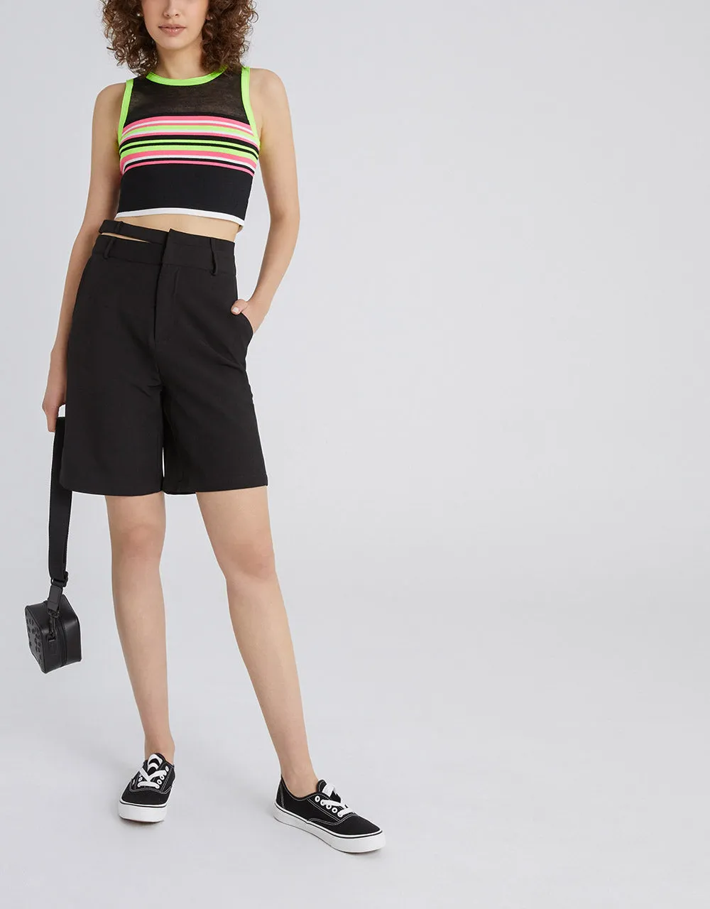 Striped Knitted Tank Top sold by Urban Revivo product image thumbnail 3