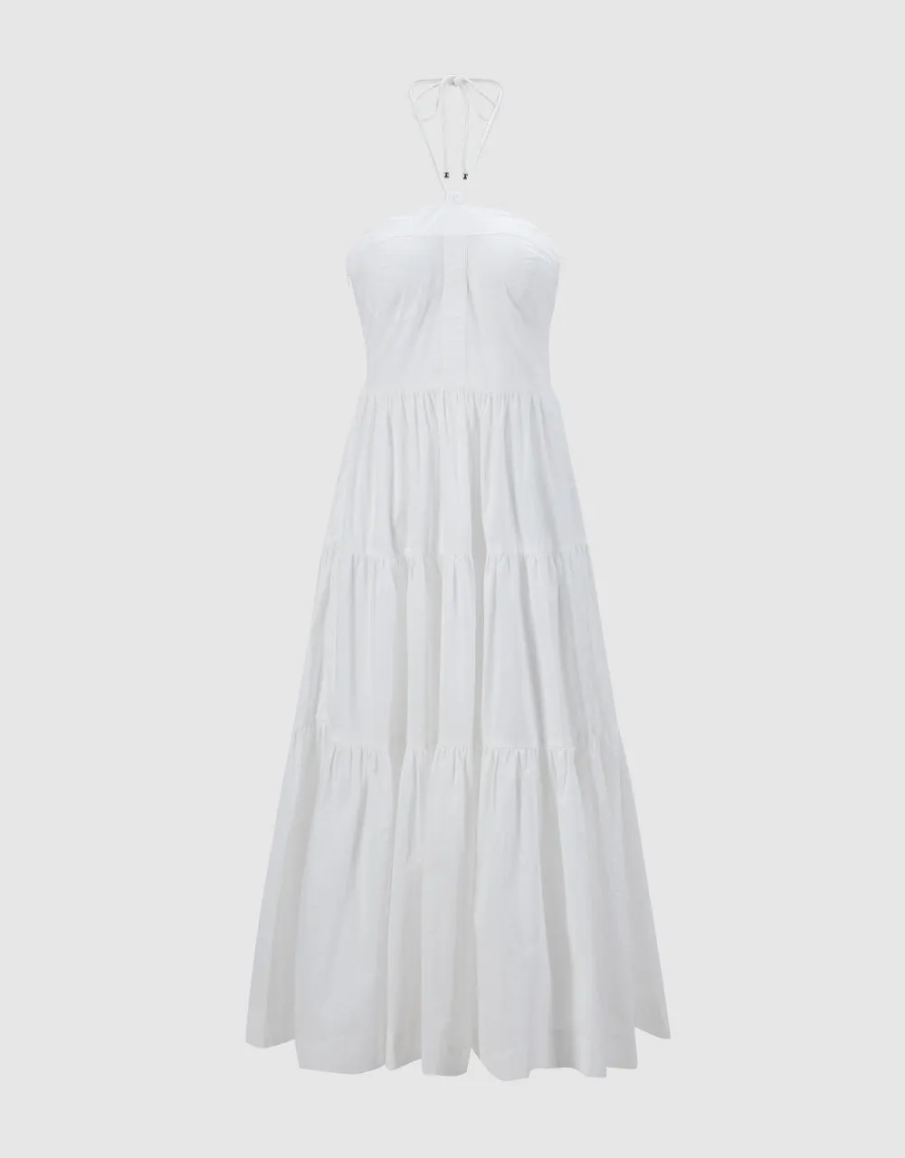 Halter Tiered Midi Dress sold by Urban Revivo product image thumbnail 2