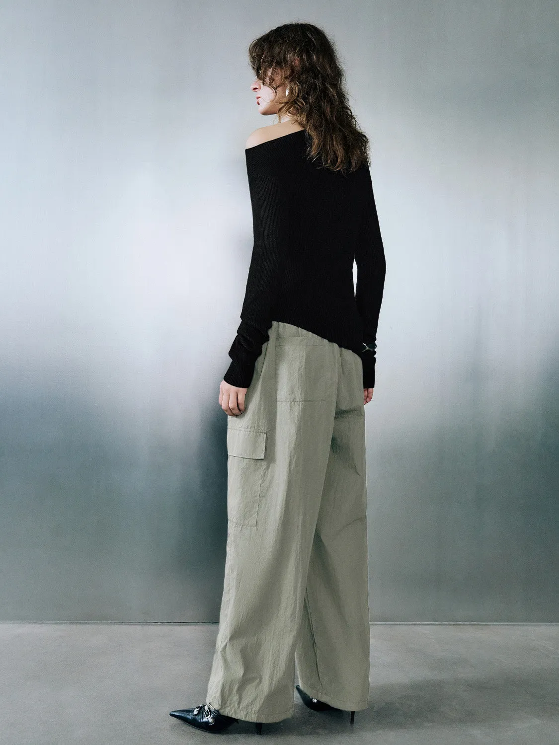 Wide-Leg Pants sold by Urban Revivo product image thumbnail 4