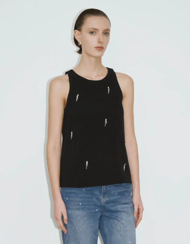 Crew Neck Tank Top sold by Urban Revivo