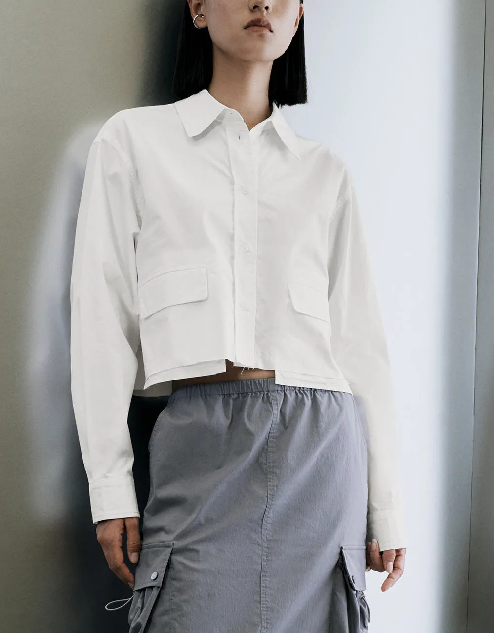 Standard Sleeve Straight Shirt sold by Urban Revivo product image thumbnail 2