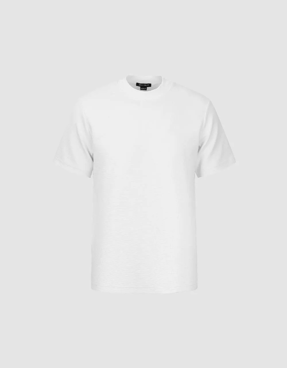 Crew Neck Straight T-Shirt sold by Urban Revivo product image thumbnail 2