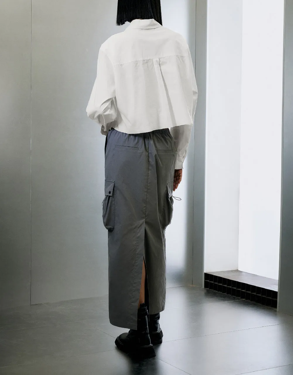 Standard Sleeve Straight Shirt sold by Urban Revivo product image thumbnail 4