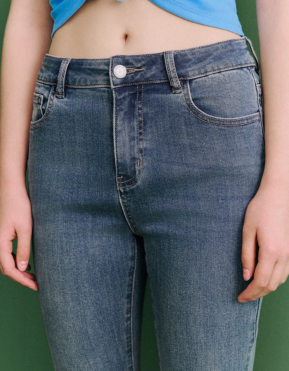 Skinny Flare Jeans sold by Urban Revivo product image thumbnail 5