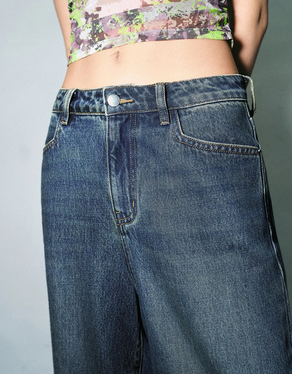 Wide-Leg Jeans sold by Urban Revivo product image thumbnail 5