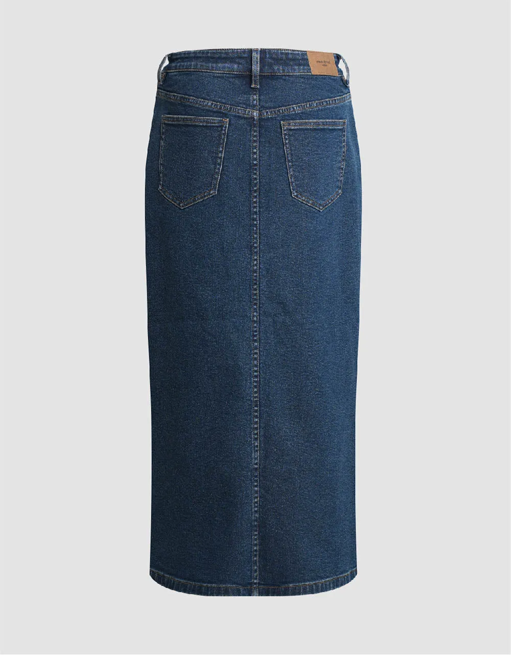 Split Hem Straight Denim Skirt sold by Urban Revivo product image thumbnail 3