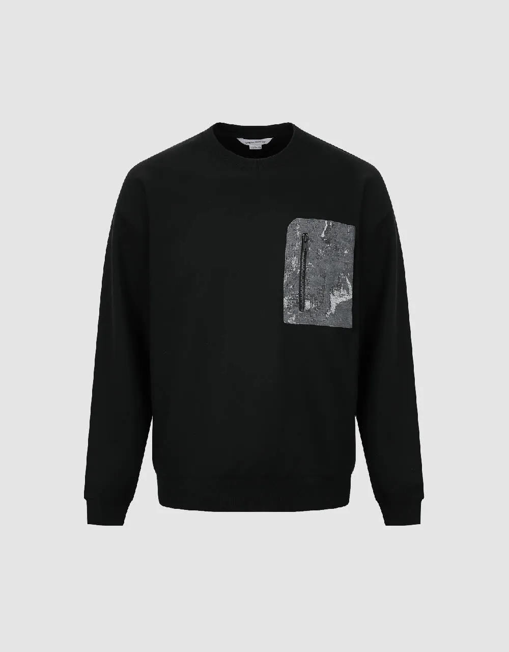 Crew Neck Sweatshirt With Zipped Pocket sold by Urban Revivo product image thumbnail 2