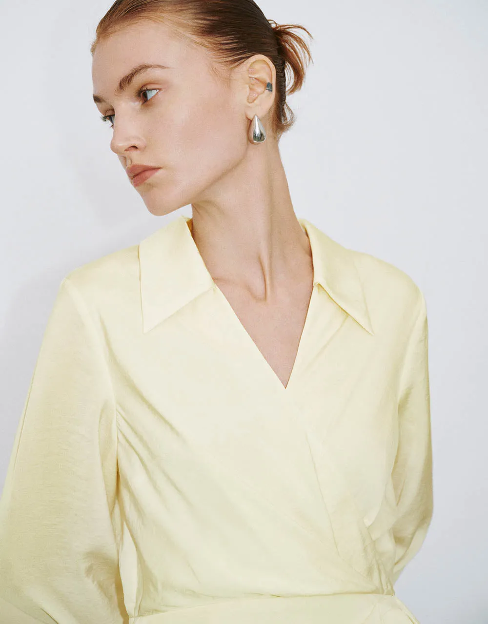 Surplice Front Straight Dress sold by Urban Revivo product image thumbnail 5