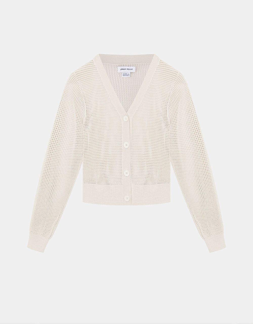 Button Up V Neck Cardigan sold by Urban Revivo