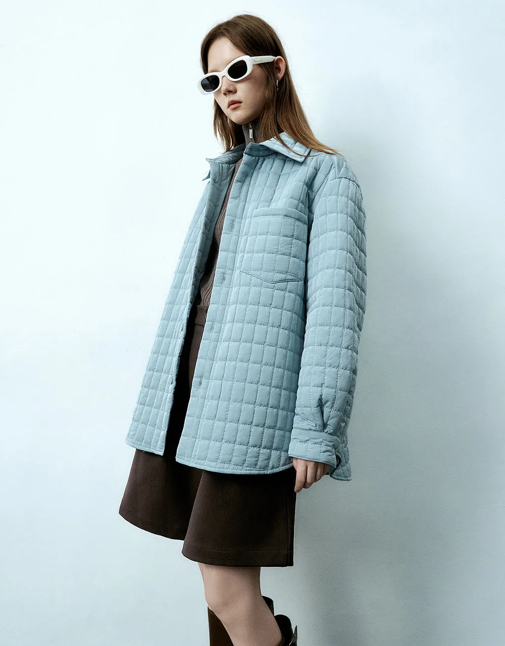 Textured Down Jacket sold by Urban Revivo product image thumbnail 3