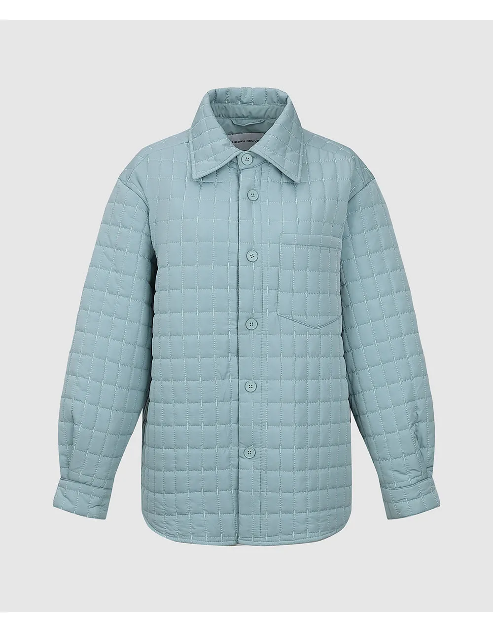 Textured Down Jacket sold by Urban Revivo product image thumbnail 2