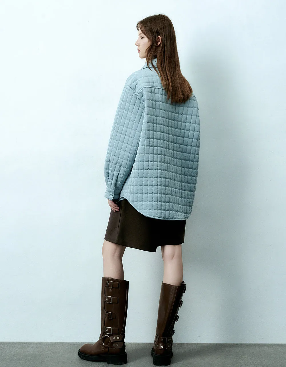 Textured Down Jacket sold by Urban Revivo product image thumbnail 4