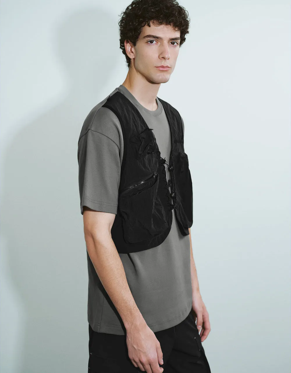 2 In 1 Crew Neck Loose T-Shirt sold by Urban Revivo product image thumbnail 3