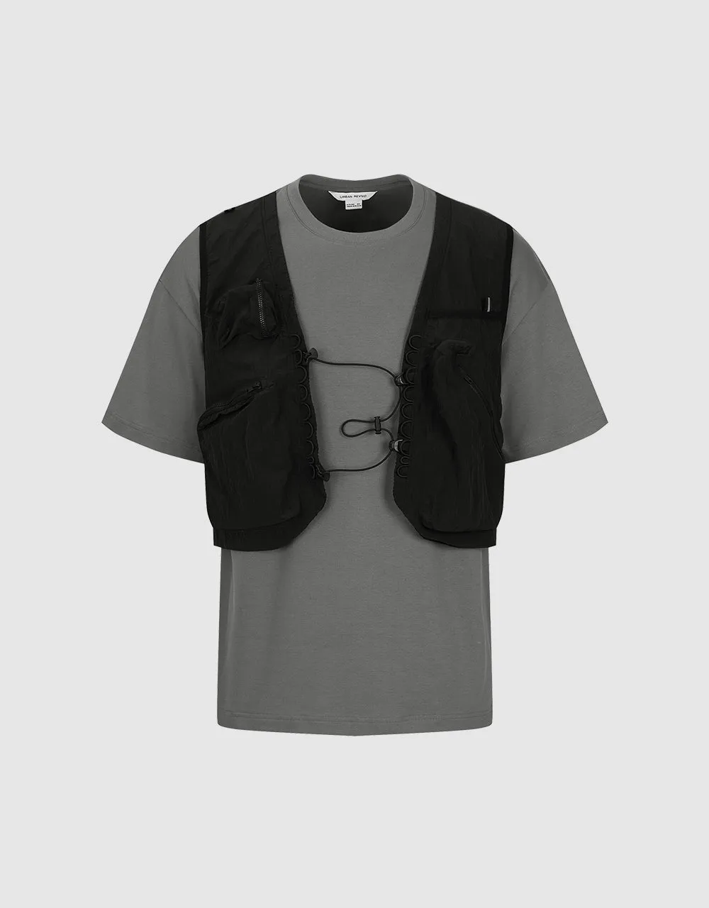 2 In 1 Crew Neck Loose T-Shirt sold by Urban Revivo product image thumbnail 2