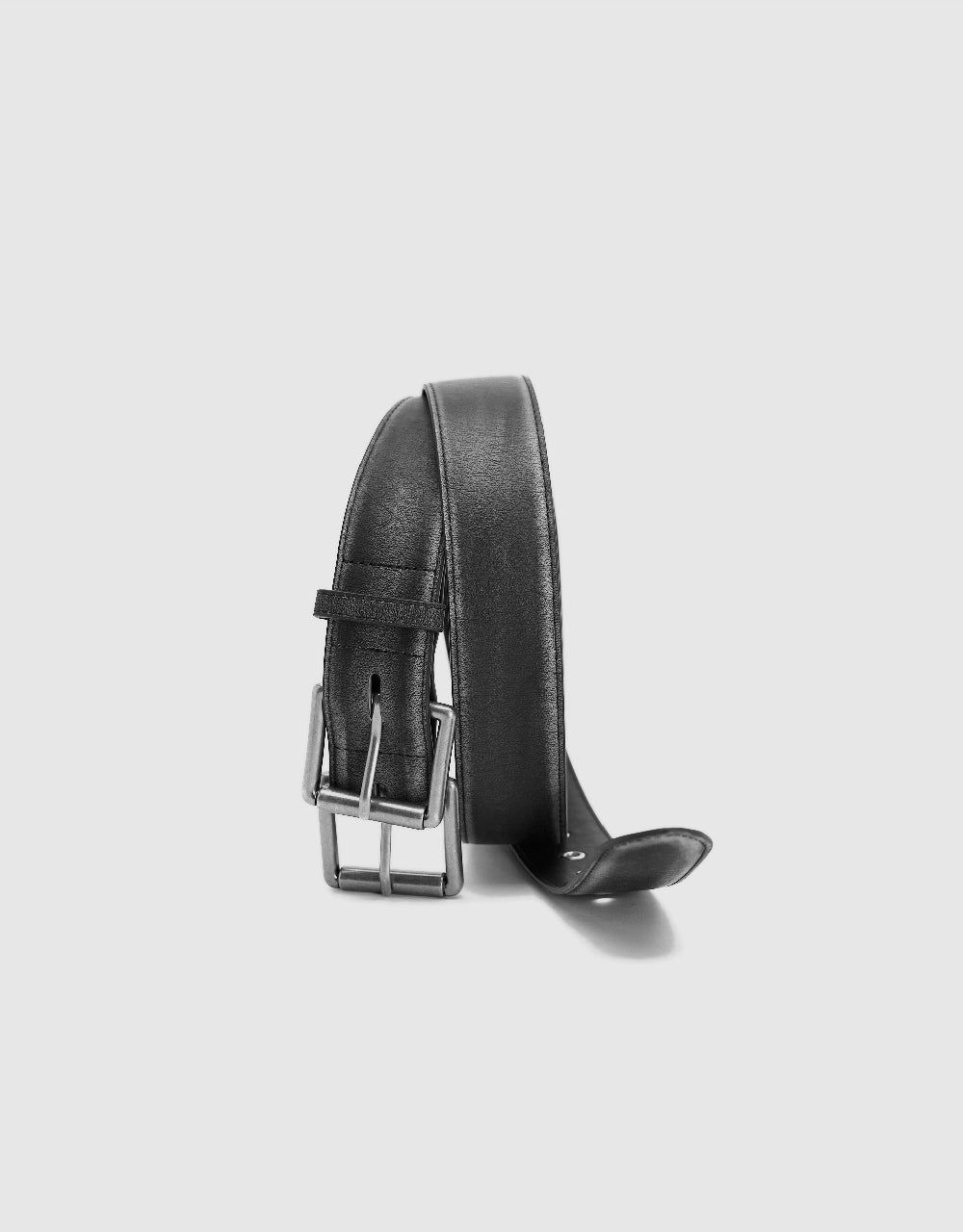 Double Buckled Leather Belt sold by Urban Revivo product image thumbnail 2