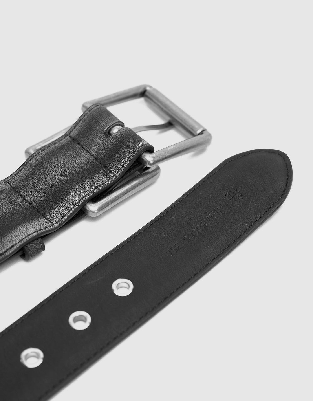 Double Buckled Leather Belt sold by Urban Revivo product image thumbnail 4