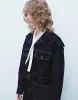 Loose Lapel Denim Shirt sold by Urban Revivo
