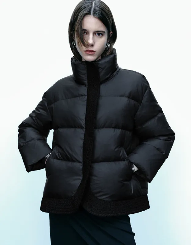 Stand Collar Straight Down Jacket sold by Urban Revivo