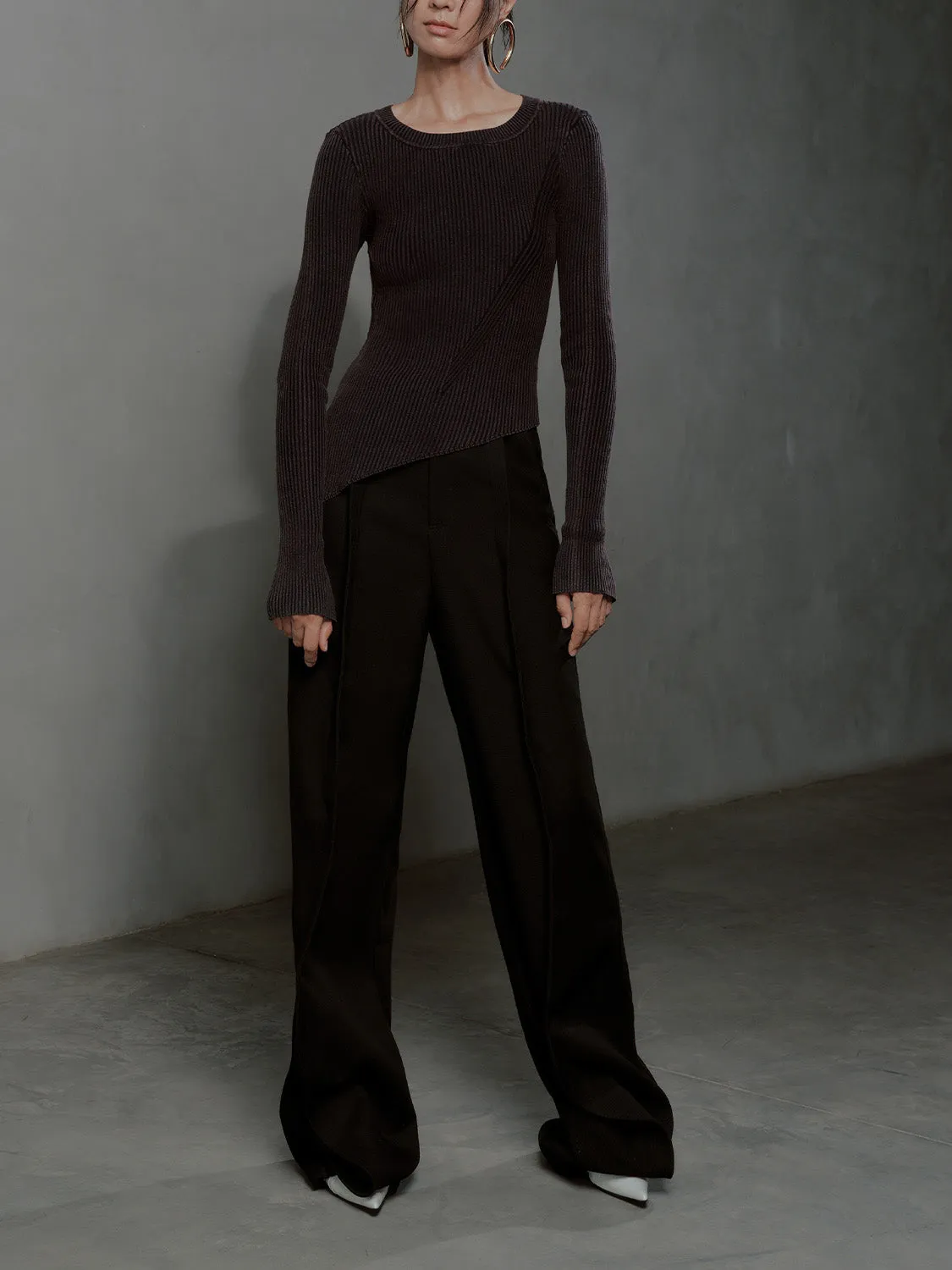 Wide-Leg Pants sold by Urban Revivo product image thumbnail 5