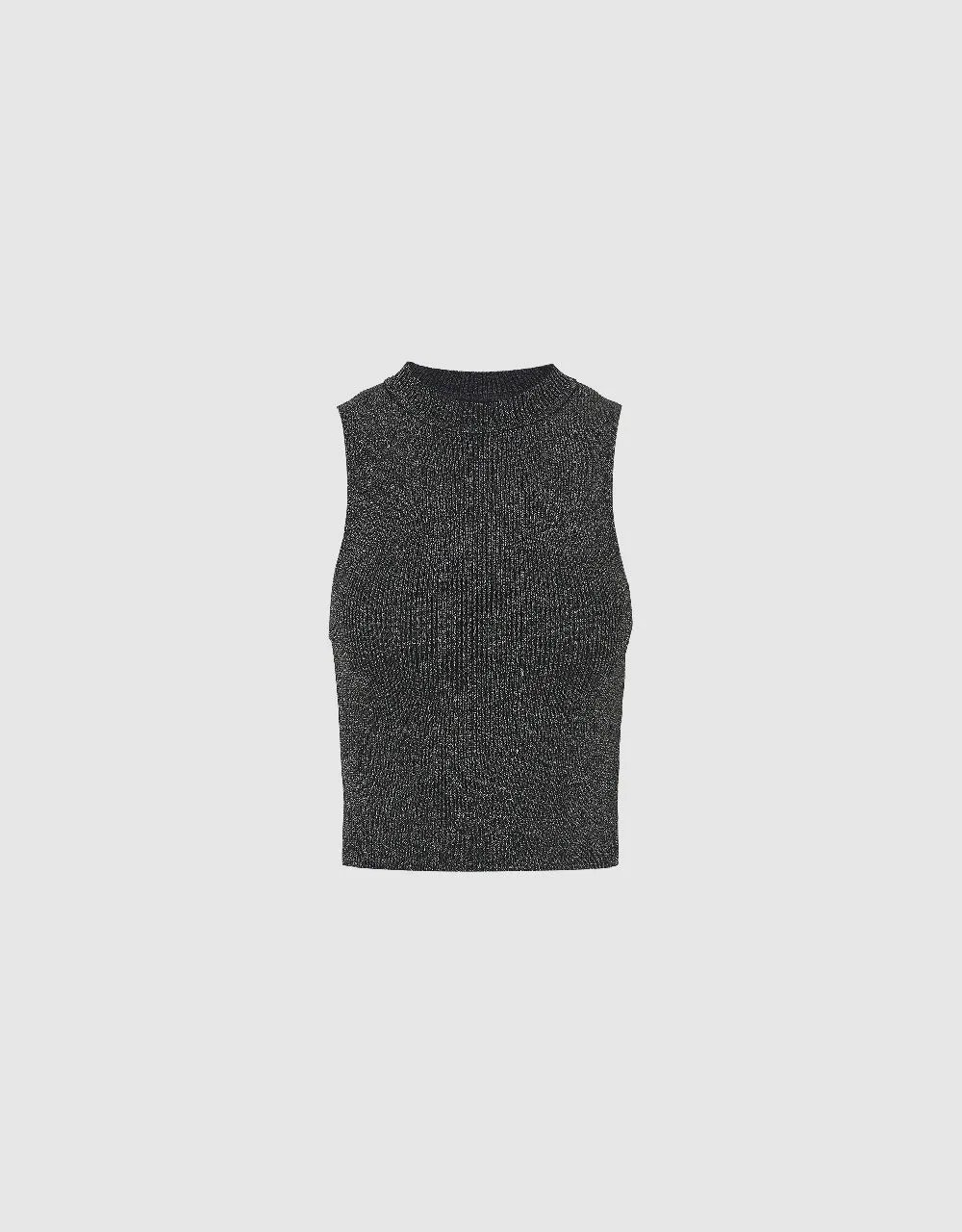 Crew Neck Knitted Tank Top sold by Urban Revivo product image thumbnail 2