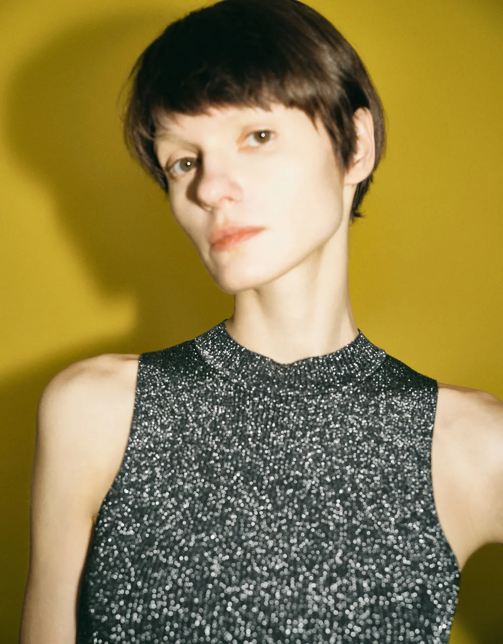 Crew Neck Knitted Tank Top sold by Urban Revivo product image thumbnail 4