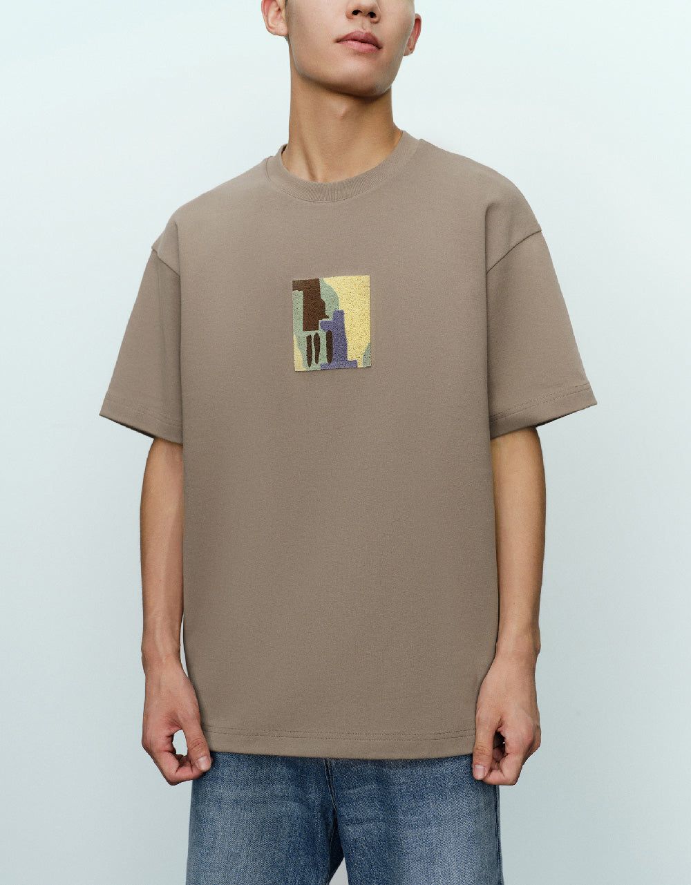 Straight Knitted T-Shirt sold by Urban Revivo product image thumbnail 2