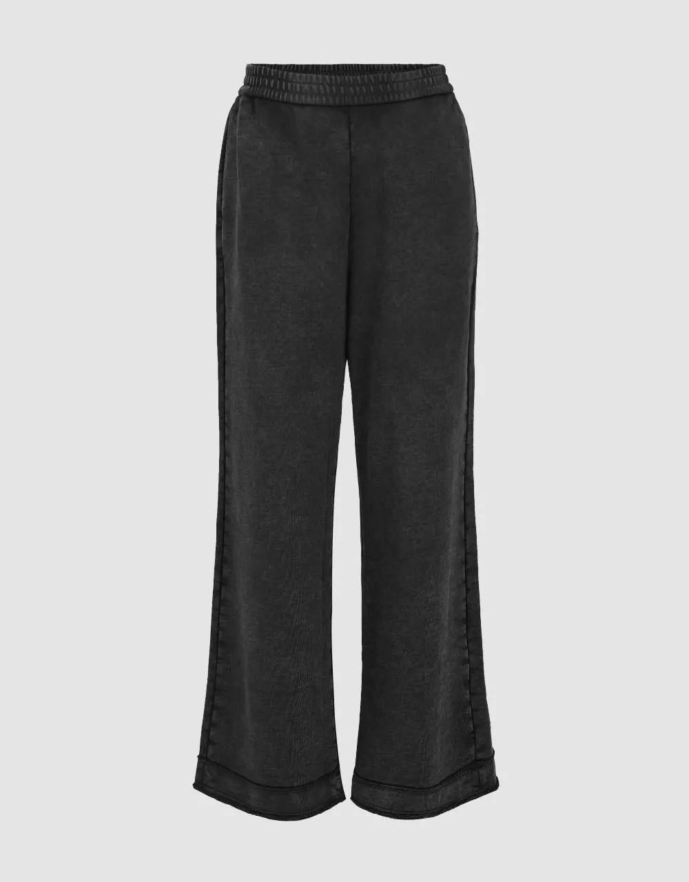 Elastic Waist Knitted Wide-Leg Pants sold by Urban Revivo