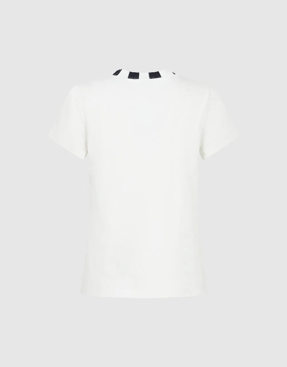 Crew Neck Straight T-Shirt sold by Urban Revivo product image thumbnail 5