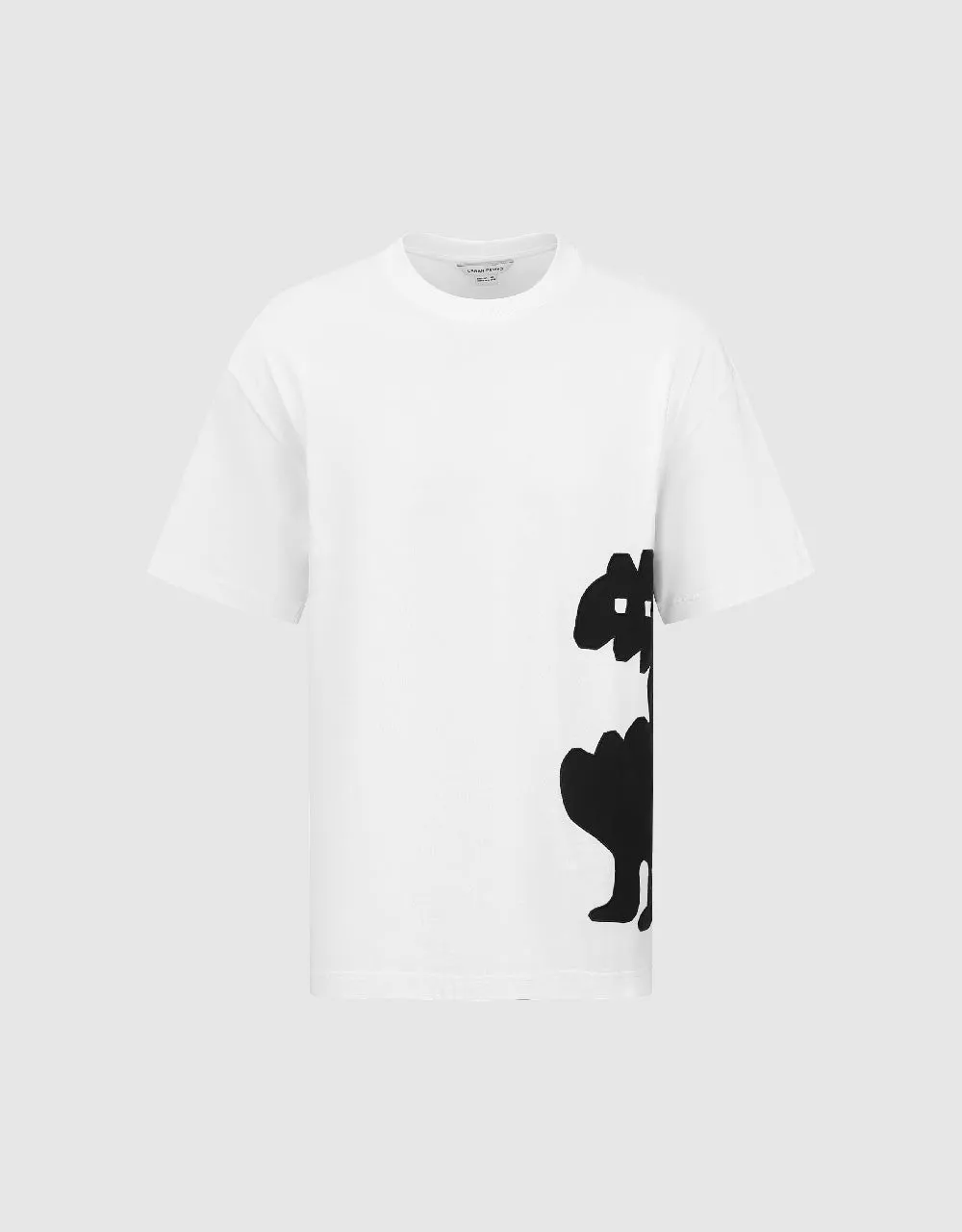 Printed Crew Neck Loose T-Shirt sold by Urban Revivo product image thumbnail 2