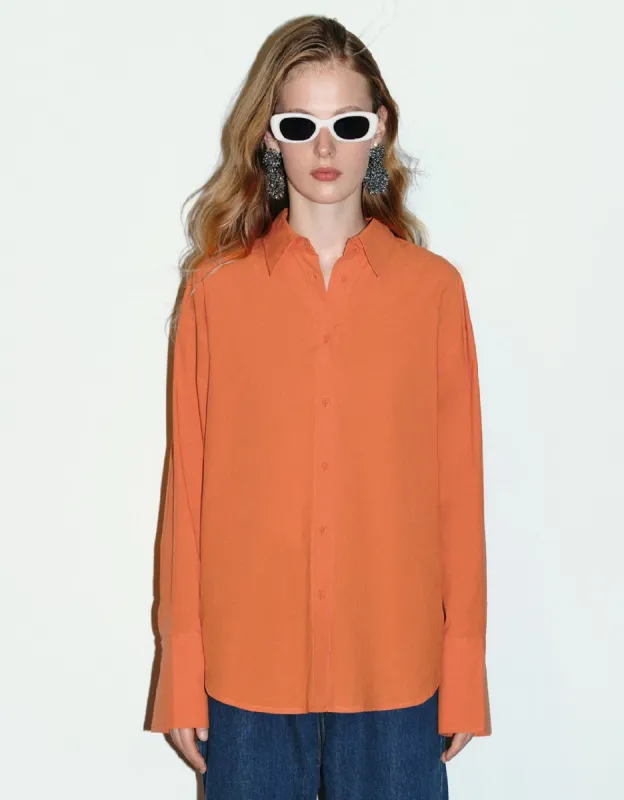 Button Up Straight Shirt sold by Urban Revivo