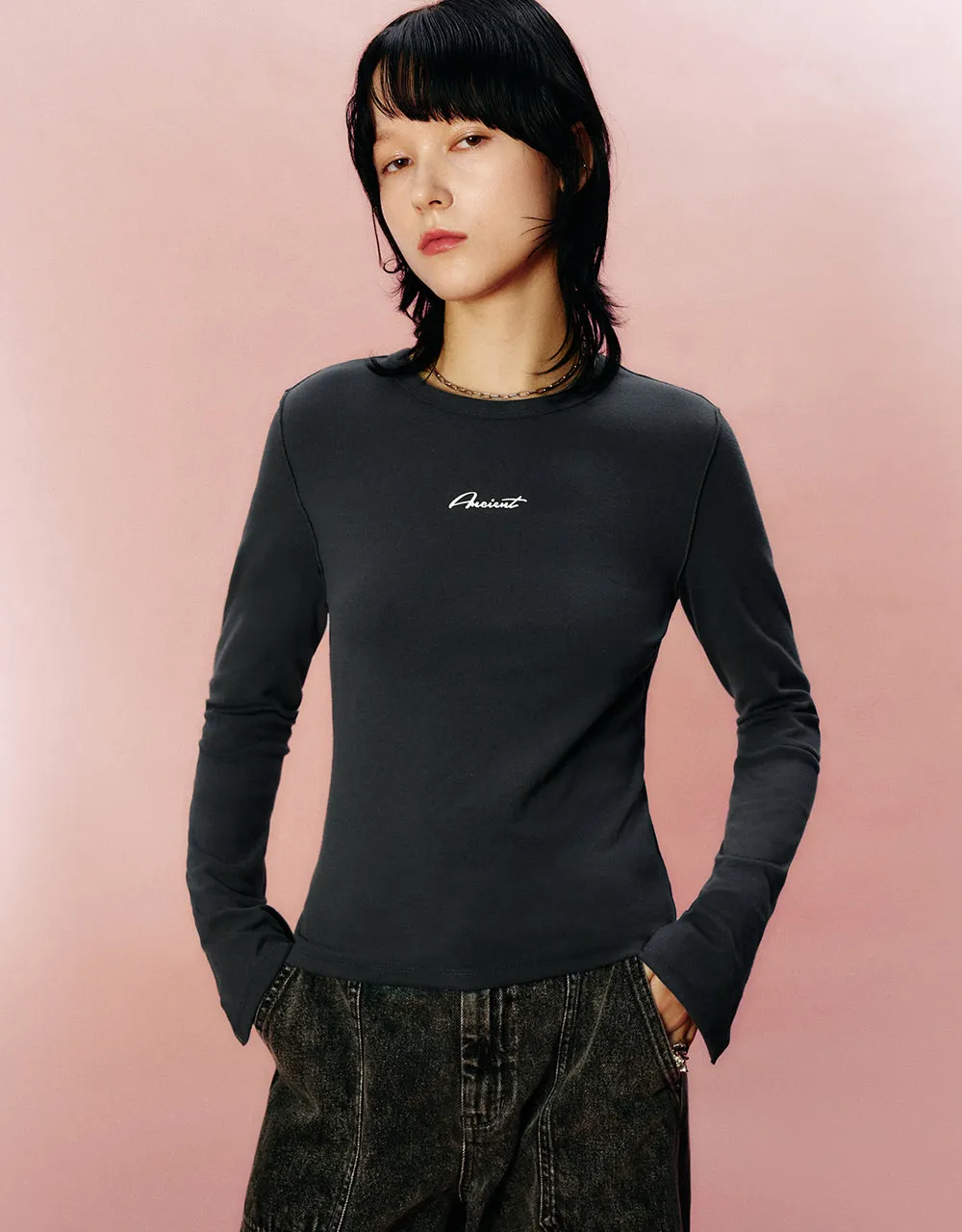 Crew Neck Knitted T-Shirt sold by Urban Revivo