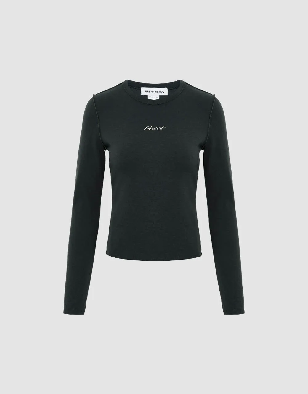 Crew Neck Knitted T-Shirt sold by Urban Revivo product image thumbnail 2