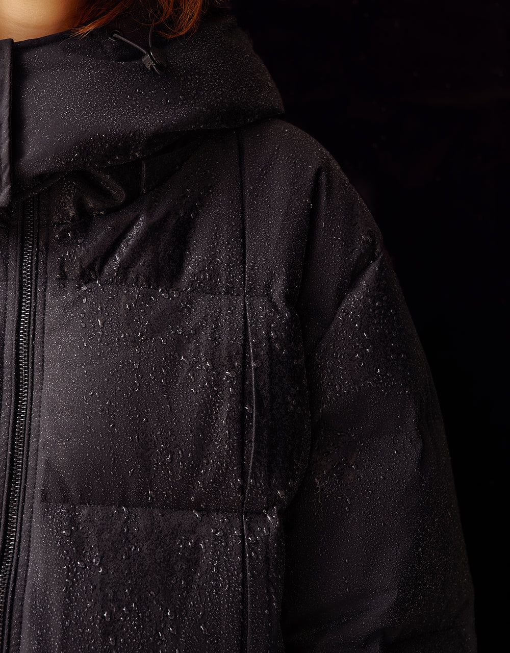 Zipper Front Hooded Down Jacket sold by Urban Revivo product image thumbnail 5