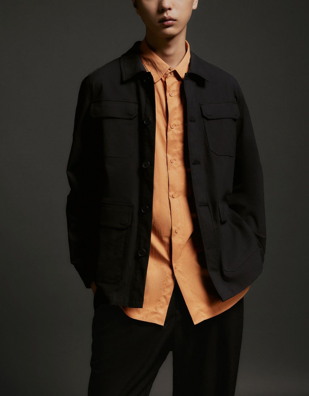Button Up Jacket With Multi-Pockets sold by Urban Revivo product image thumbnail 2