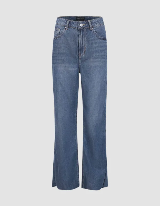 Wide-Leg Jeans sold by Urban Revivo