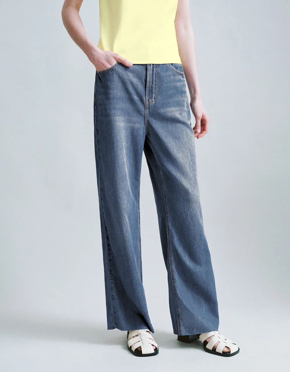 Crew Neck Loose Tank Top sold by Urban Revivo